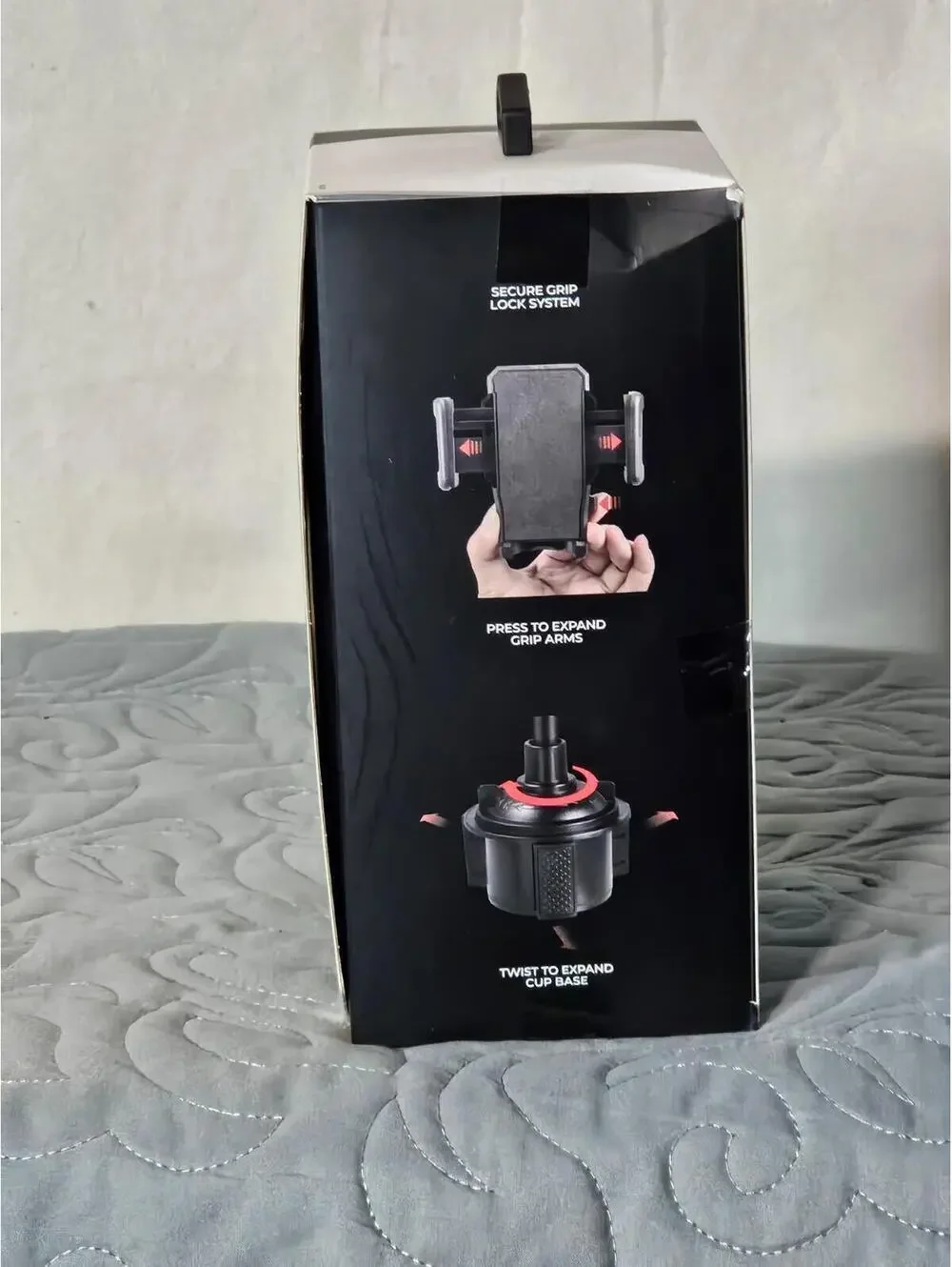 Premier GripCup Car Mount – Cup Holder Flex Smartphone Mount (Open Box)